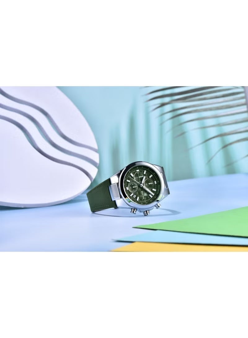 BENYAR Watches for Men Luxury Quartz Water Resistant Watch Men's Chronograph Genuine Leather Strap 5206GN - Image 5